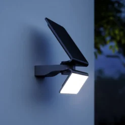 STEINEL XSolar L-S Solar-LED-Außenwandlampe silber