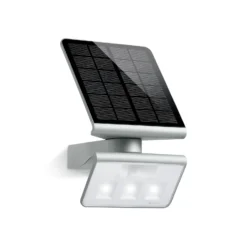 STEINEL XSolar L-S Solar-LED-Außenwandlampe silber