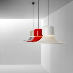 Stilnovo Campana LED-Hängeleuchte, DALI-Push, grau