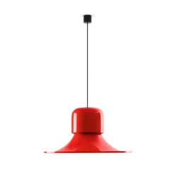 Stilnovo Campana LED-Hängeleuchte, DALI-Push, rot