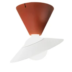 Stilnovo Fante LED-Deckenleuchte, 2.700 K, rot