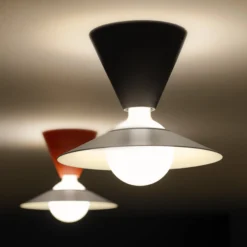 Stilnovo Fante LED-Deckenleuchte, 2.700 K, schwarz