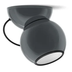 Stilnovo Gravitino LED-Deckenlampe drehbar grau