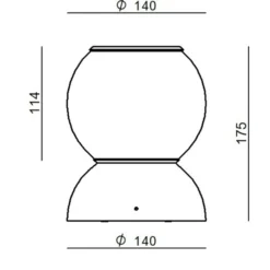Stilnovo Gravitino LED-Deckenlampe drehbar schwarz