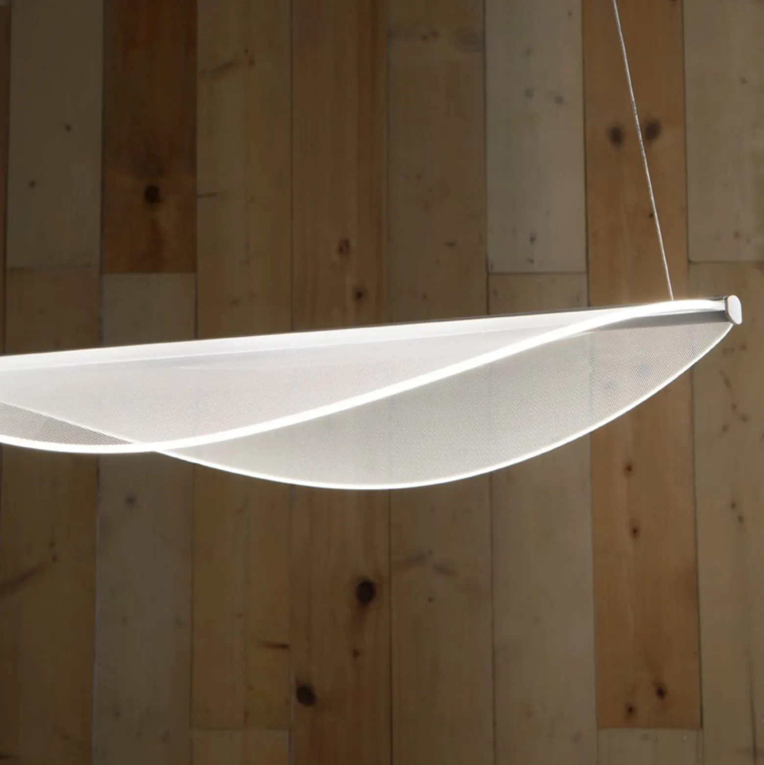 Stilnovo Hängeleuchte Diphy, Aufbau-Baldachin, 54 cm, 3000K