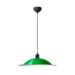 Stilnovo Lampiatta LED-Hängelampe, Ø 50cm, grün
