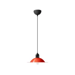 Stilnovo Lampiatta LED-Hängelampe, Ø 28cm, koralle