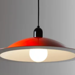 Stilnovo Lampiatta LED-Hängelampe, Ø 50cm, koralle