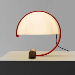 Stilnovo Meta LED-Tischlampe inkl. E27-LED rot