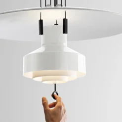Stilnovo Saliscendi LED-Hängeleuchte, weiß