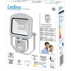 Strahler Charlottenburg Sensor silber 10W 3.000K