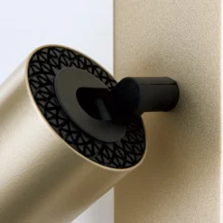 Strahler Sean, 3-flg., goldfarben, Metall, schwenkbar