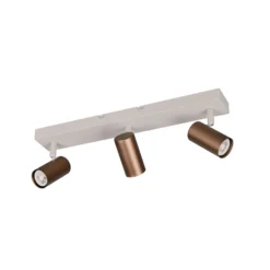 Strahler Taryn, braun, Länge 45 cm, 3-flg., Mini-GU10