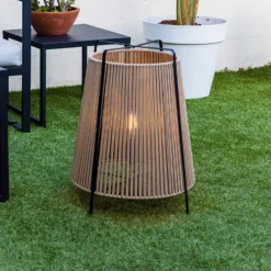 Terrassenleuchte Akane, beige
