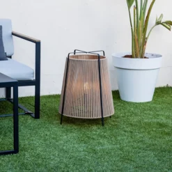 Terrassenleuchte Akane, beige