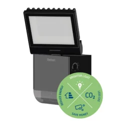 Theben LED-Außenwandleuchte theLeda S8-100, schwarz, Sensor