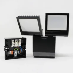 Theben LED-Außenwandleuchte theLeda S17-100, schwarz Sensor