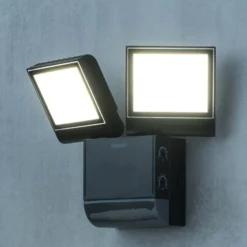 Theben LED-Außenwandleuchte theLeda S17-100, schwarz Sensor