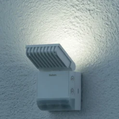 Theben LED-Außenwandleuchte theLeda S8-100, weiß, Sensor