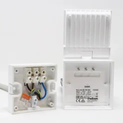 Theben LED-Außenwandleuchte theLeda S8-100, weiß, Sensor