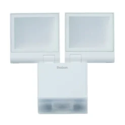 Theben LED-Außenwandleuchte theLeda S17-100, weiß, Sensor