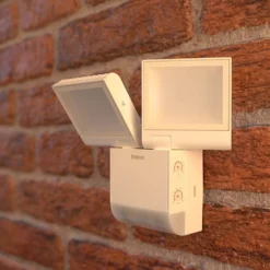 Theben LED-Außenwandleuchte theLeda S17-100, weiß, Sensor