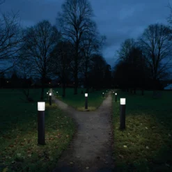 Thorn D-CO LED-Wegeleuchte, 3.000 K, grau, 100 cm