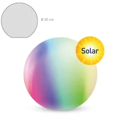 tint Calluna Solar LED-Kugel, CCT, RGB, Ø 35 cm