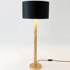 Tischlampe Cancelliere Rotonda schwarz/gold 79 cm