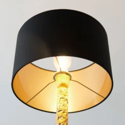 Tischlampe Cancelliere Rotonda schwarz/gold 79 cm