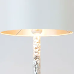Tischlampe Cancelliere Rotonda weiß/silber 57 cm
