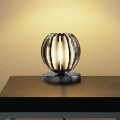 Tischlampe Claw mit Touchfunktion, Schirm rauch