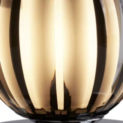 Tischlampe Claw mit Touchfunktion, Schirm rauch