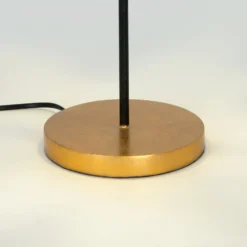 Tischlampe FLORILUME, goldfarben, Höhe 50 cm, Metall, 2 x G9