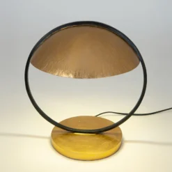 Tischlampe MEZZADORA, gold/schwarz, Höhe 35 cm Metall 2 x G9