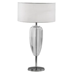 Tischlampe Show Ogiva, Glaselement klar, Höhe 82 cm