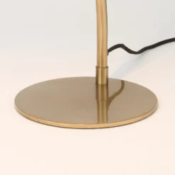 Tischleuchte ADEA, schwarz/gold, Höhe 61 cm, Metall, E27