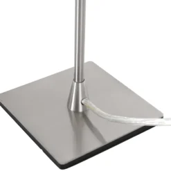 Tischleuchte Ancilla, stahl, Höhe 33 cm, Metall, Glas, E14