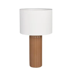 Tischleuchte Blair, mokka, Höhe 51 cm, E27, Keramik