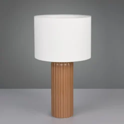 Tischleuchte Blair, mokka, Höhe 51 cm, E27, Keramik