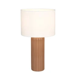 Tischleuchte Blair, mokka, Höhe 51 cm, E27, Keramik