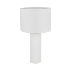 Tischleuchte Blair, weiß, Höhe 51 cm, E27, Keramik