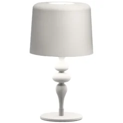 Tischleuchte Eva TL1 M, Höhe 53 cm weiß matt