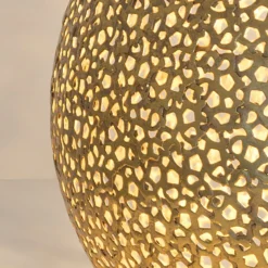 Tischleuchte Lily Grande, Ø 43 cm, gold