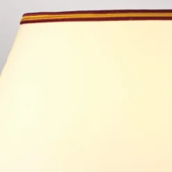 Tischleuchte Majin Small mit rotem Keramikfuß