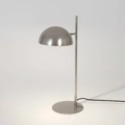 Tischleuchte Miro, silberfarben, Höhe 58 cm, Eisen/Messing