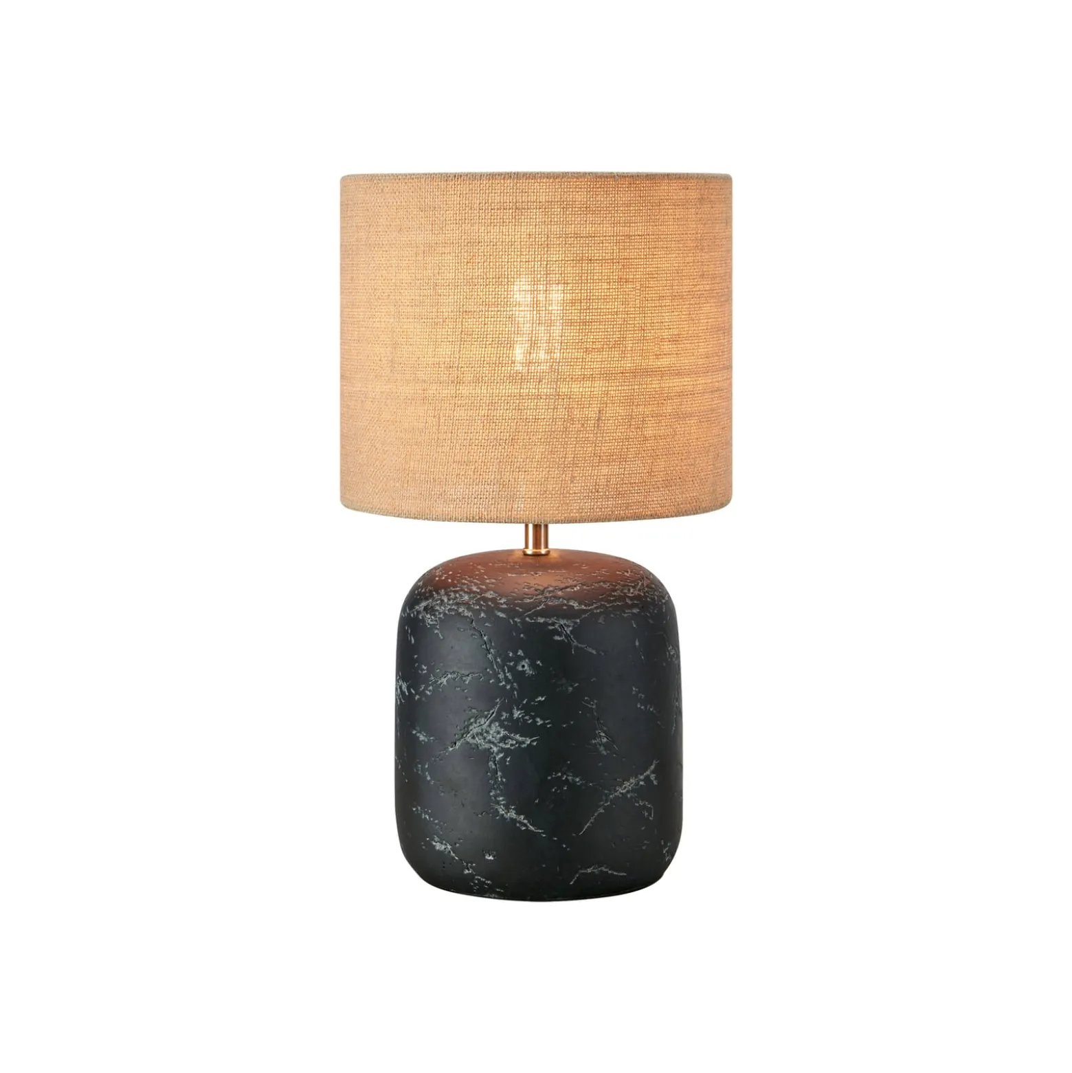 Tischleuchte Montagna, Beton, Jute, Höhe 45 cm