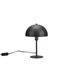 Tischleuchte Nola, schwarz/gold, Höhe 30 cm, Metall