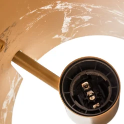 Tischleuchte Papiro, gold
