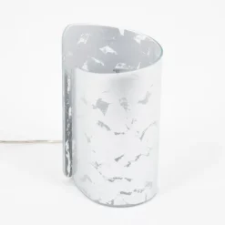 Tischleuchte Papiro, silber